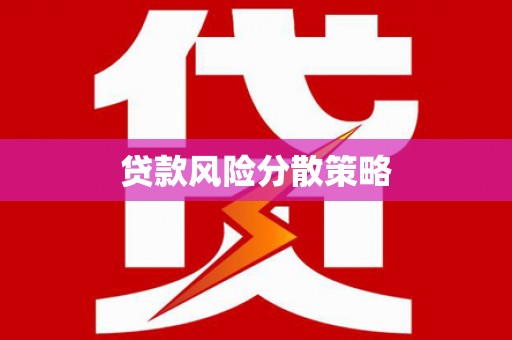 都兰贷款风险分散策略