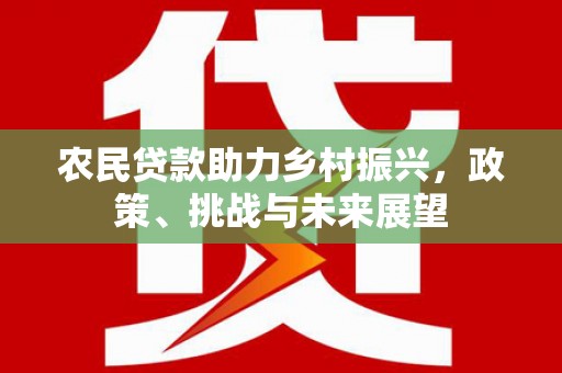 都兰农民贷款助力乡村振兴，政策、挑战与未来展望