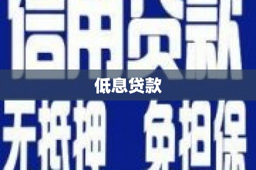 都兰低息贷款